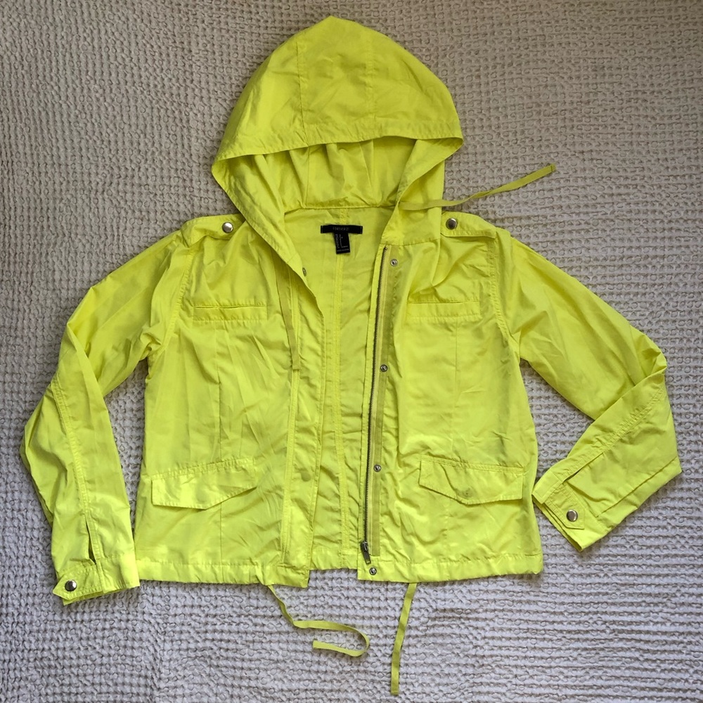 Forever 21 Neon Yellow Women’s Small Jacket